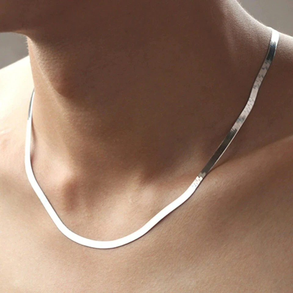 Mens Thick Snake Chain Necklace | Caitlyn Minimalist