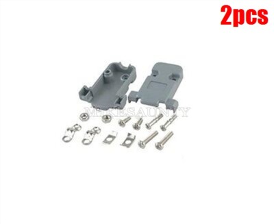 2Pcs Plastic Hood Cover For 9Pin Or 15Pin D-Sub DB9 DB15 Ic New uy