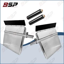 New 24" x 24" Quarter Fender Stainless Steel For Truck Frei Volvo VNL Kenworth