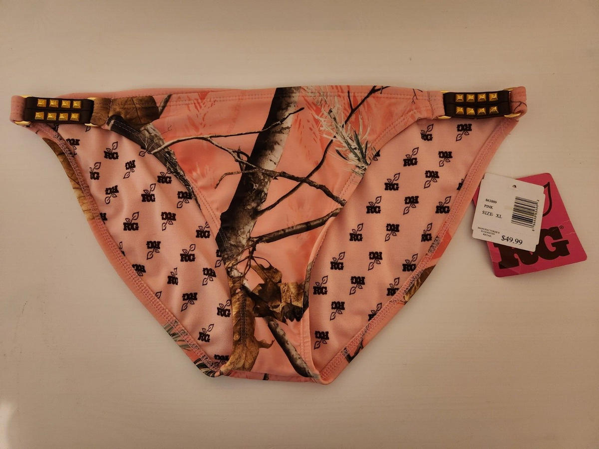 Perizoma Militar Chic: Stringa In Pizzo Camouflage Rosa &ndash; Biancheria Intima Donna Taglia XL, Ispirata All'Esercito Americano
