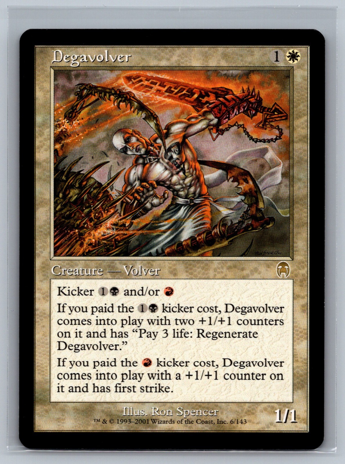 Magic The Gathering Apocalypse Degavolver #6/143 MTG TCG CCG