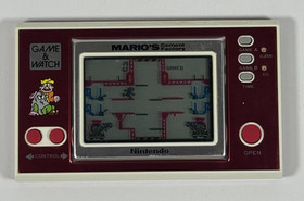VTG Nintendo Game & Watch 1983 Mario's Cement Factory ML-102 Tested Working RARE