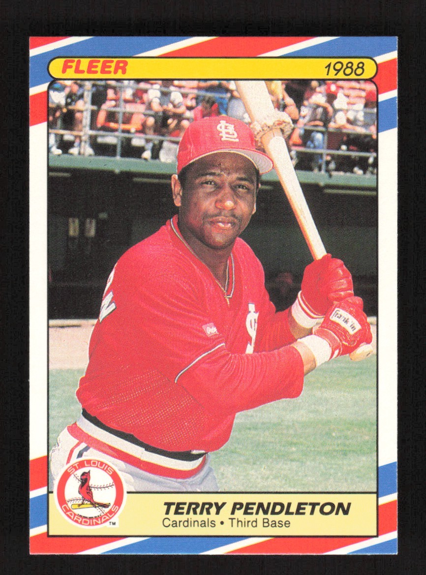 1988 Fleer SuperStars Terry Pendleton #27 St. Louis Cardinals