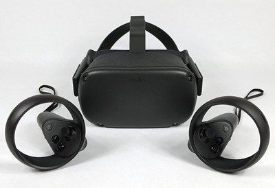 Meta Oculus Quest 64GB VR Headset - Black - With Controllers - Tested Working