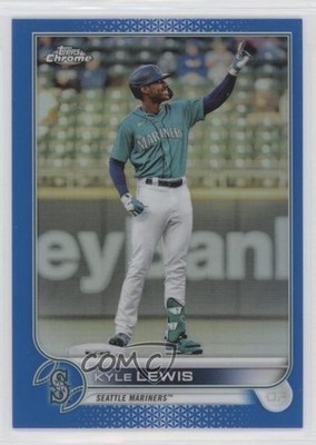 2022 Topps Chrome Blue Refractor 18/150 Kyle Lewis #102 3lc