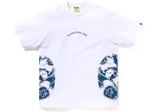 BAPE Japanese Tattoo Big Ape Head A Bathing Ape White Tee Size Large