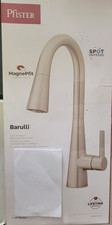 Pfister Barulli Pull-Down Sprayer Kitchen Faucet STAINLESS, Deckplate READ