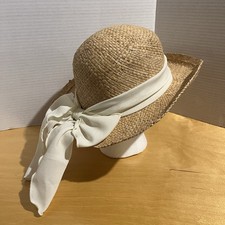 Foldable Travel Bow Ribbon Panama Hat Beach Straw Hats Sun Hat Women's Cap