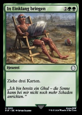 Magic/MTG In Einklang bringen PIP-201 Uncommon Deutsch Neu