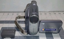 Canon ZR500 A MiniDV Digital Video Camcorder 25x 800x Zoom LCD Silver