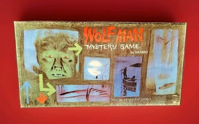 1963 ''WOLFMAN'' Universal Monster HASBRO BOARD GAME Complete & Looks Unused