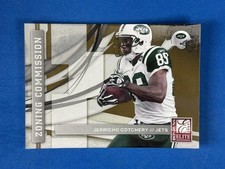 2009 Donruss Elite Zoning Commission Gold #6 Jerricho Cotchery Jets #/899