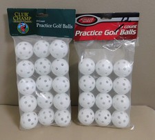 27 Plastic Hollow Practice Golf Balls Lightweight Indoor Outdoor Training NEW