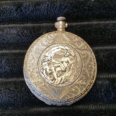 Vintage Max Factor Aphrodite Compact 1970s Creme Puff Translucent Pressed Powder