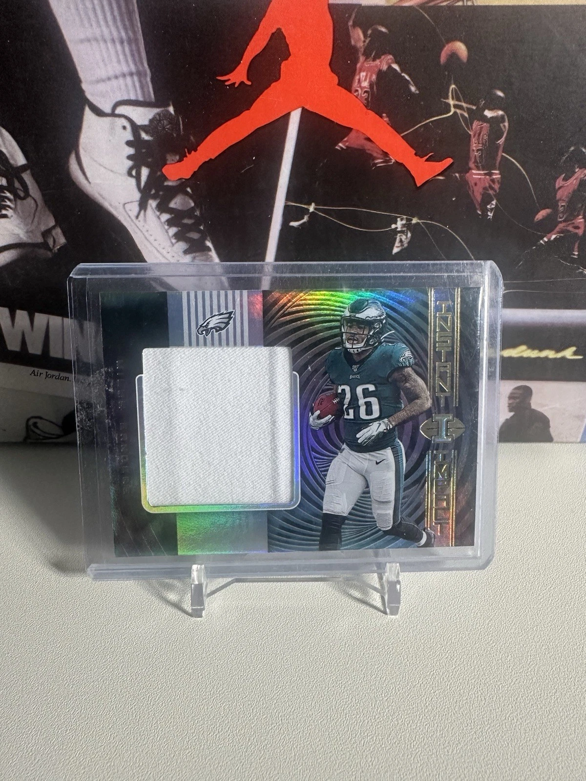 Miles Sanders Panini Illusions Instant Impact Relics #IAMS Base