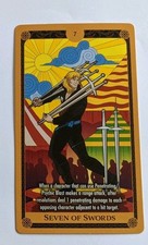 Marvel Heroclix X of Swords Seven of Swords Tarot Card