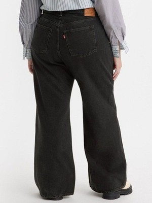 Levi s Ribcage Wide Leg Jeans 20W Black Plus Size NWT Super High Rise