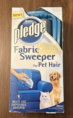 Pledge Fabric Sweeper for Pet Hair 1 Multi-Use Disposable Sweeper