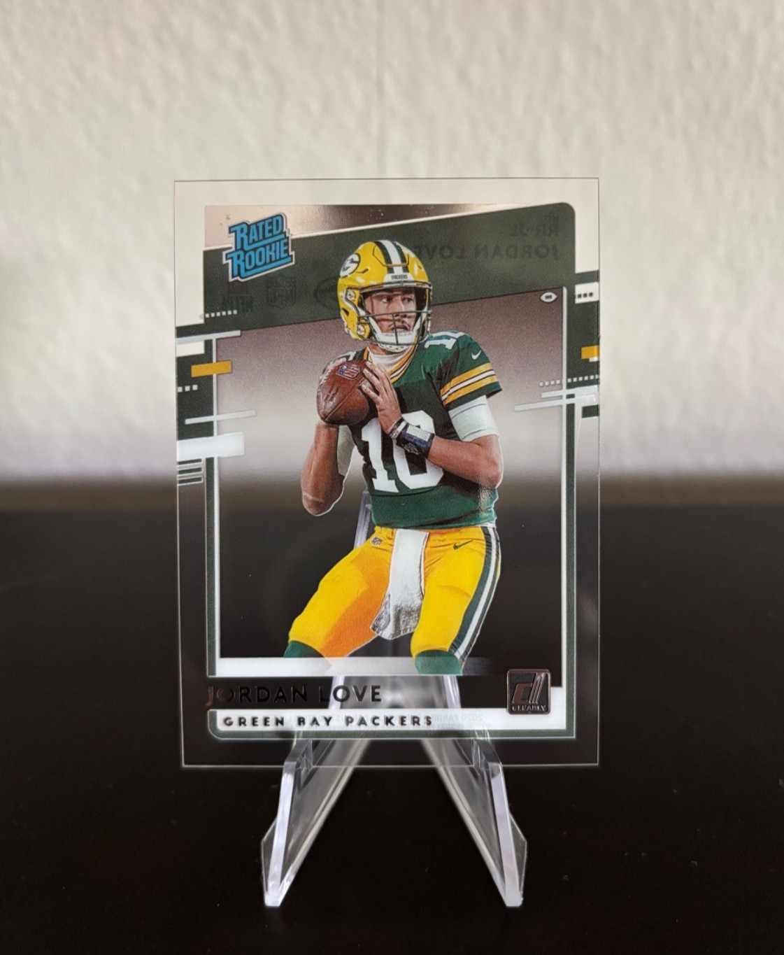 2020 Chronicles Clearly Donruss Jordan Love Rated Rookie Card #RR-JL