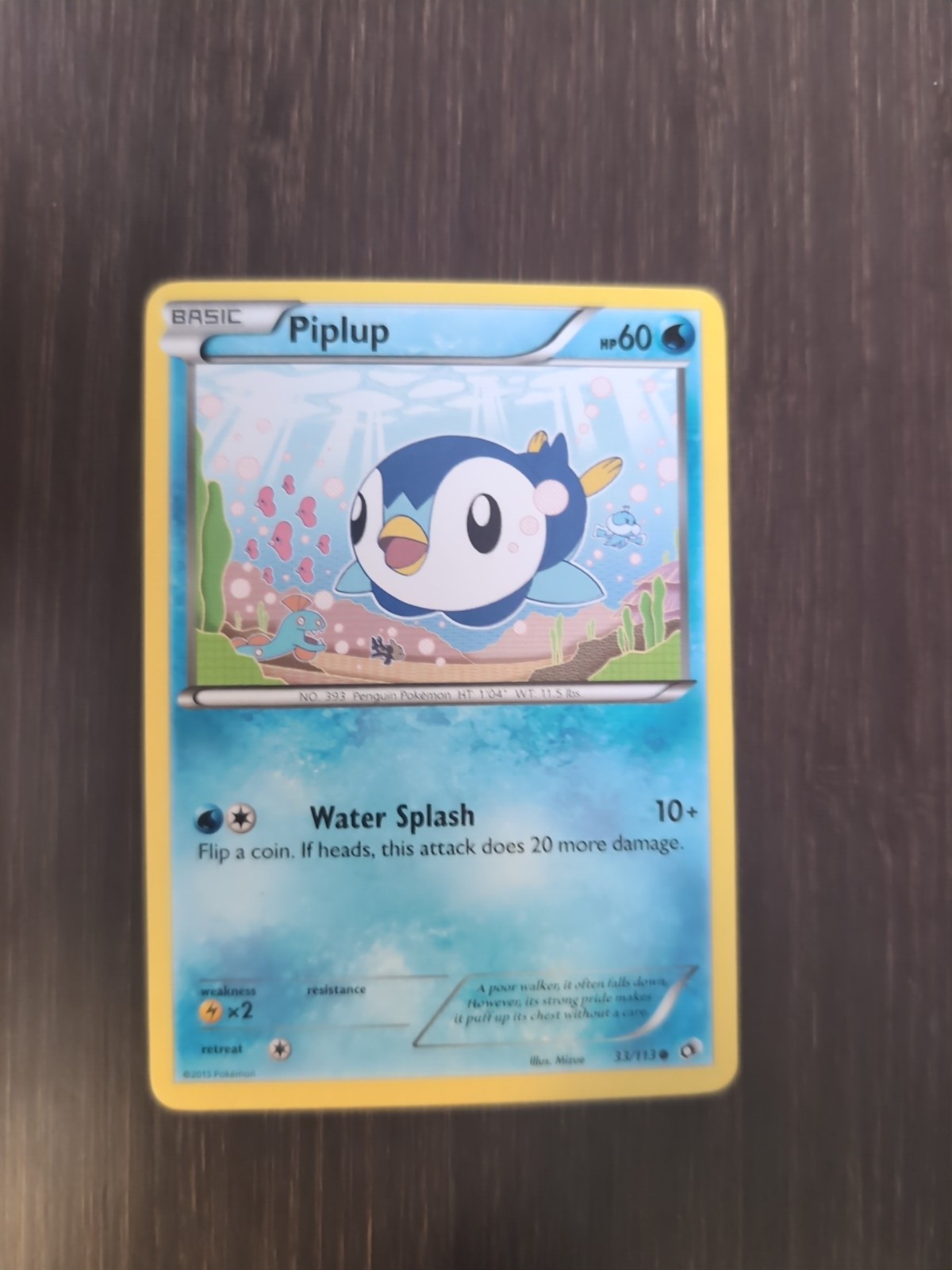 Piplup 33/113 Legendary Treasures Regular