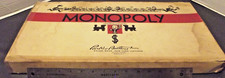 VTG RARE 1946 Monopoly White Box #9 Post WW2 Edition 