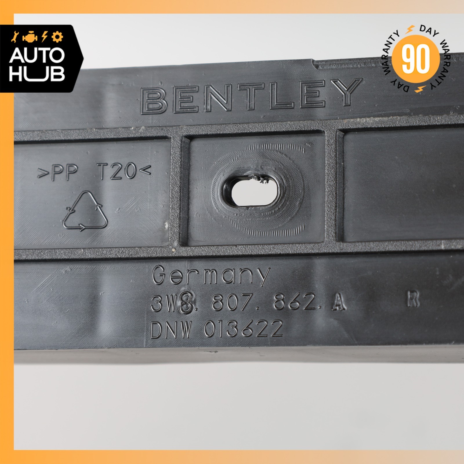 03-12 Bentley Continental GT GTC Rear Left Bumper Holder Support Bracket OEM 87k