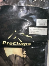 Pro Chaps Fit Half Chaps Brown X Small 15 Inch 38 Cm Brand New
