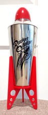 ROCKET COCKTAIL SHAKER-DAVID KRYS, ARTIST-STAINLESS STEEL-RETRO-POSTMODERN
