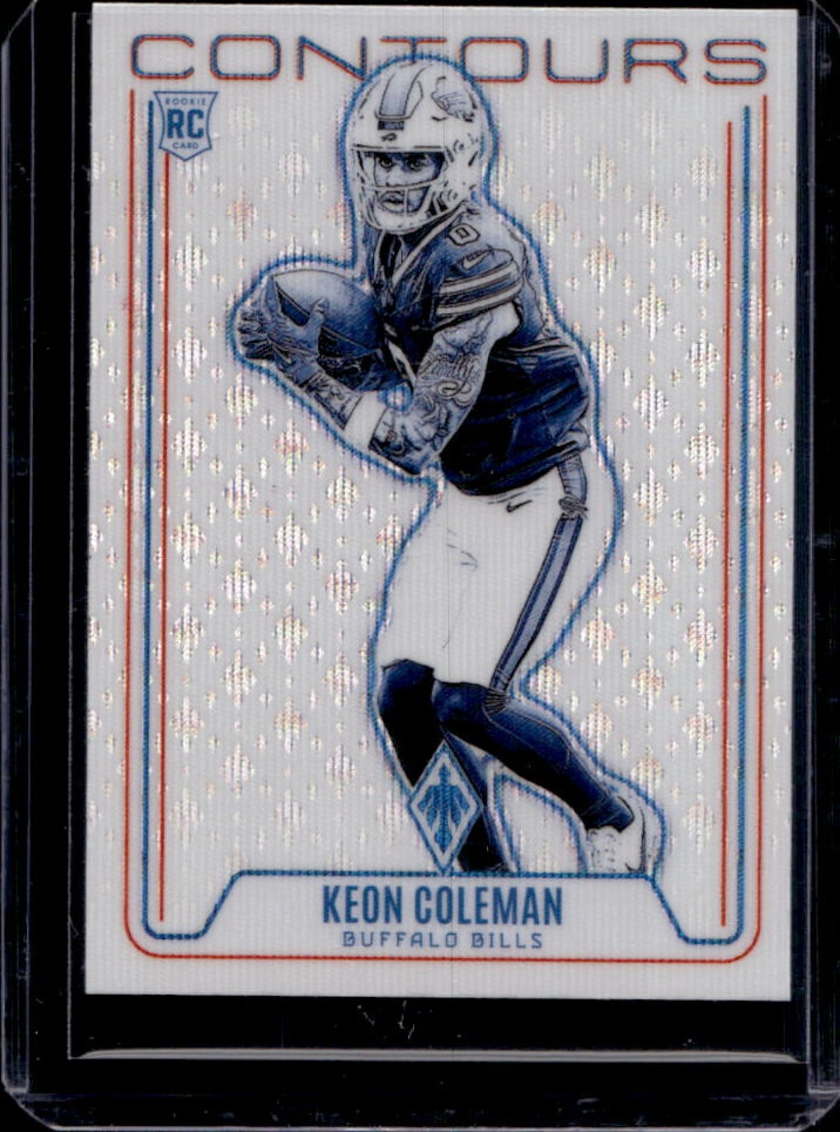 2024 Panini Phoenix Keon Coleman Contours RC Wave Rookie #CON-KCN Bills