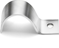 Kabelschellen Metall 304 Edelstahl Einzelloch U-Rohrschellen 25Mm 20 StüCk