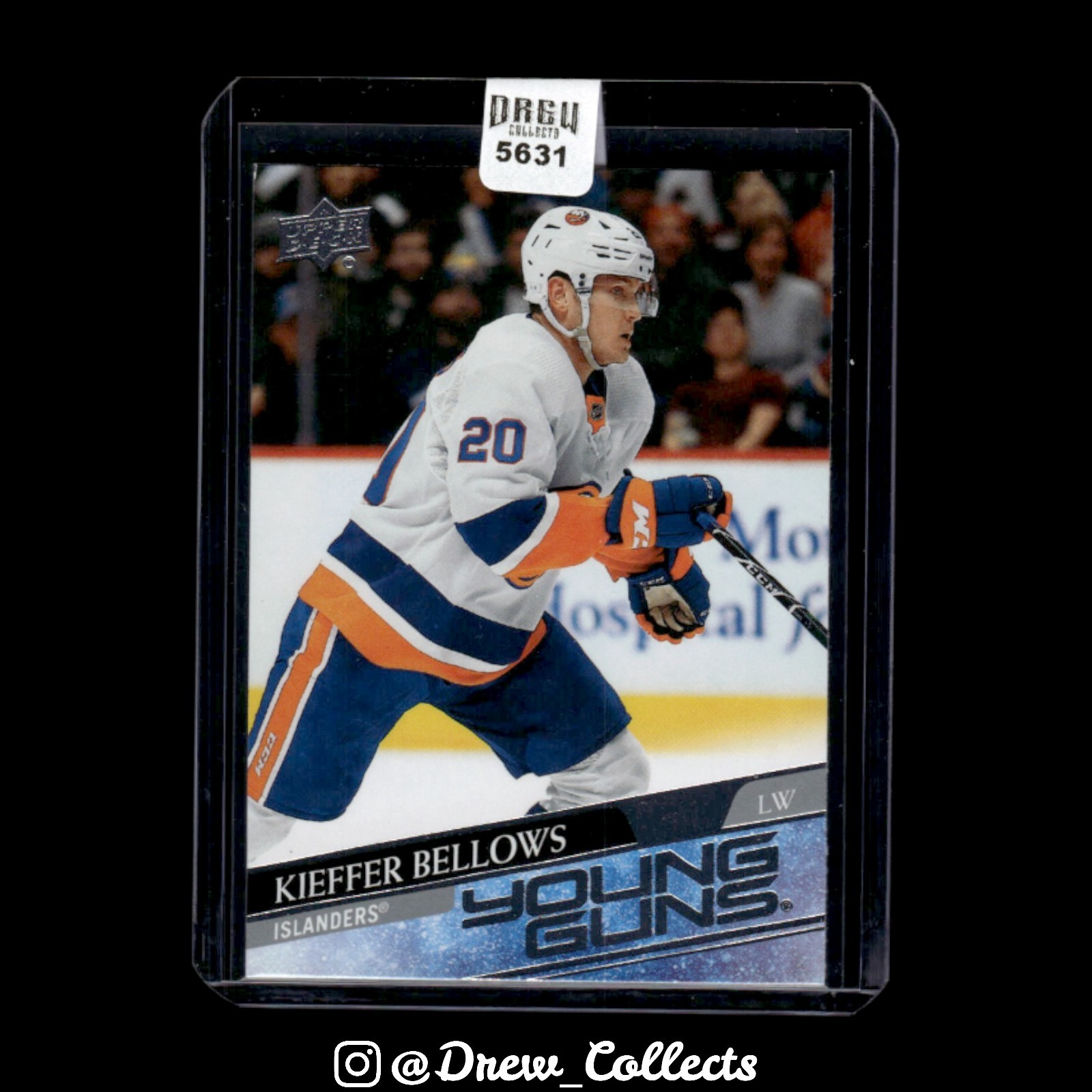 2020-21 Upper Deck #241 Kieffer Bellows New York Islanders Young Guns