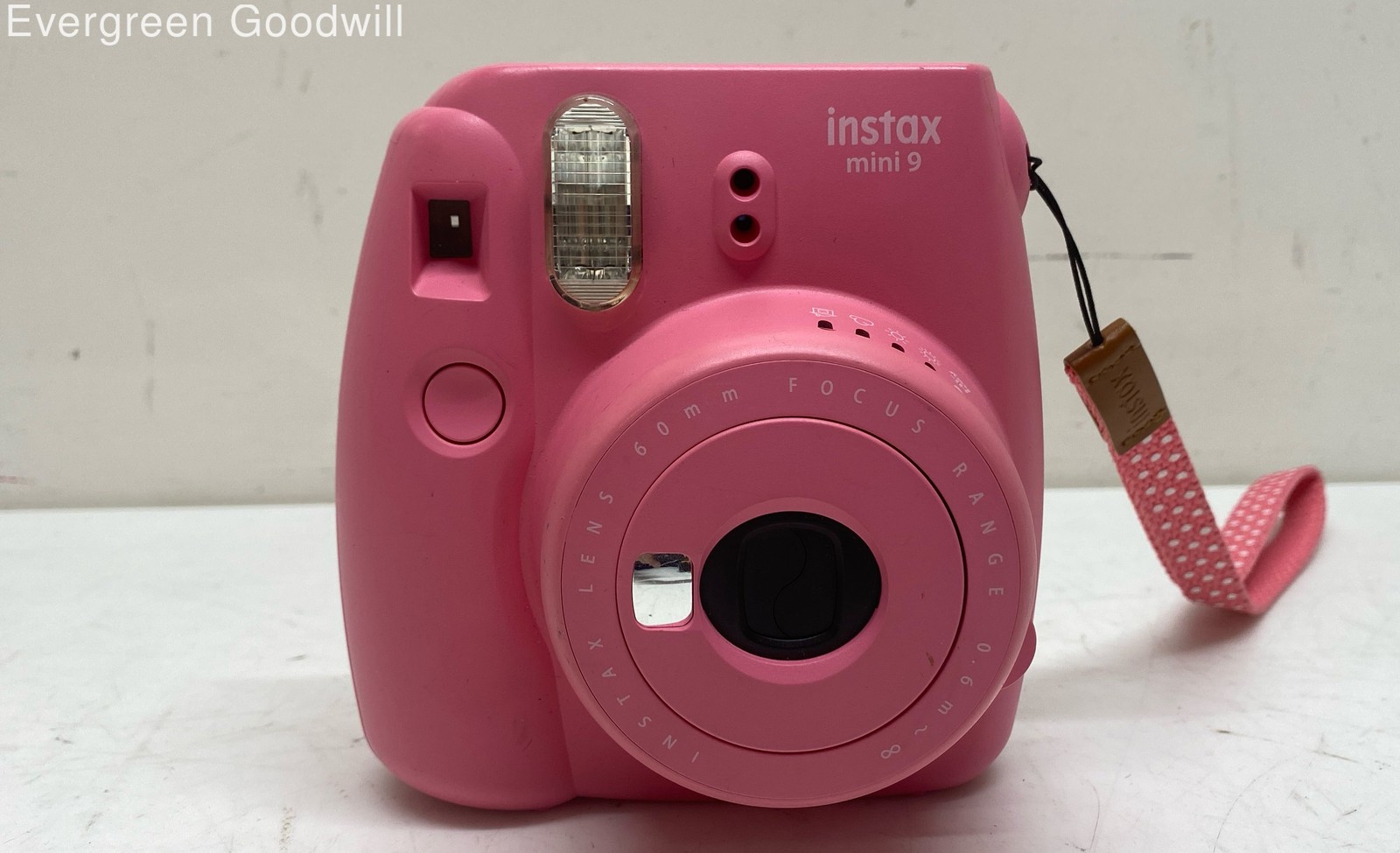 FUJIFILM instax mini 9 pink instant camera untested condition  