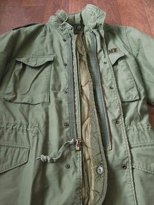 Vintage 80s M65 Jacket Army Coat Mens M Field Cold War Parka OG
