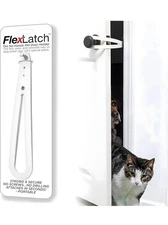 Flexlatch Adjustable Door Strap Cat Latch, Holds Door Open,