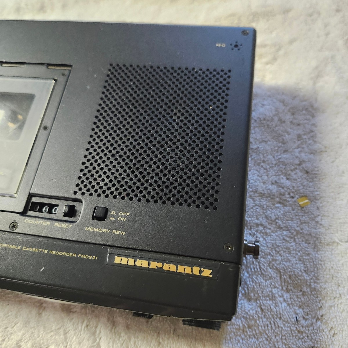 Very Clean Rebuilt Marantz PMD221 Full & 1/2 Speed Cassette
