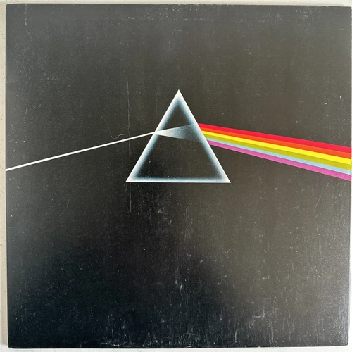 PINK FLOYD DARK SIDE OF THE MOON VINYL LP UK 1973 4TH PRESS A6/B4 EXC PROCLEANED