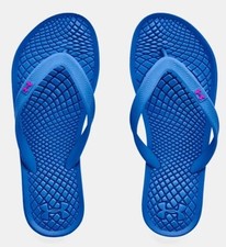 New Under Armour Little Girls Atlantic Dune II Flip Flop Sandals Size 11 K NWT 