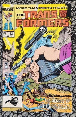 Transformers #13 (1986) The Menace of Megatron Marvel Comics