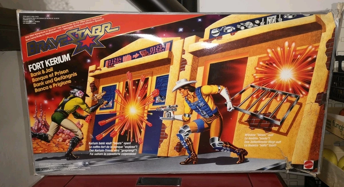 FIGURINE VINTAGE BRAVESTARR "Handle Bar moustachu" Blister scellé EUR