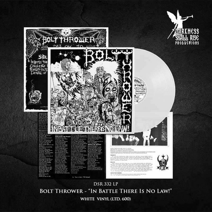 BOLT THROWER - In Battle There Is No Law! (reissue) - WHITE VINYL LP