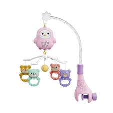 Baby Nursery Music Mobile Crib Hanging Toy with Soothing Sound Rotating Rattle