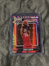 2024-25 Panini Nil Greg Oden Campus Legends Red White And Blue