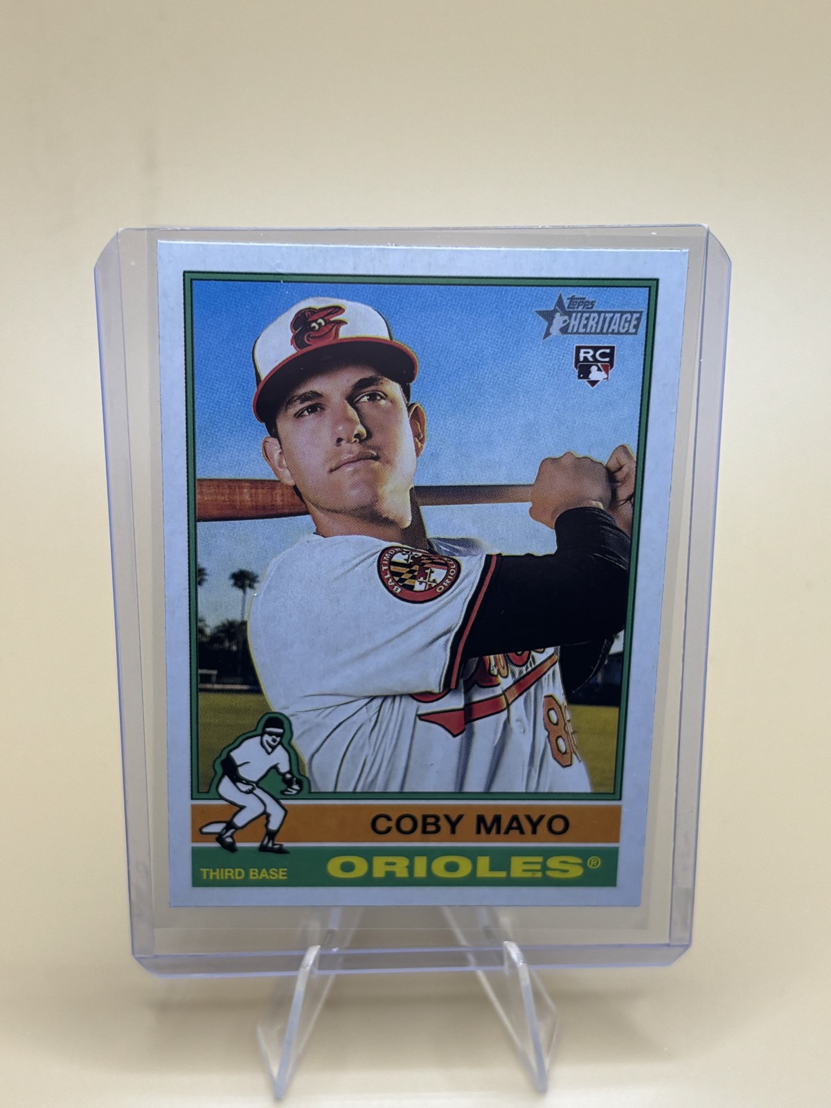 2025 Topps Heritage - Coby Mayo #340 (RC)