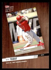 2020 Topps #BTN-5 Mike Trout Best Of Topps Now Los Angeles Angels