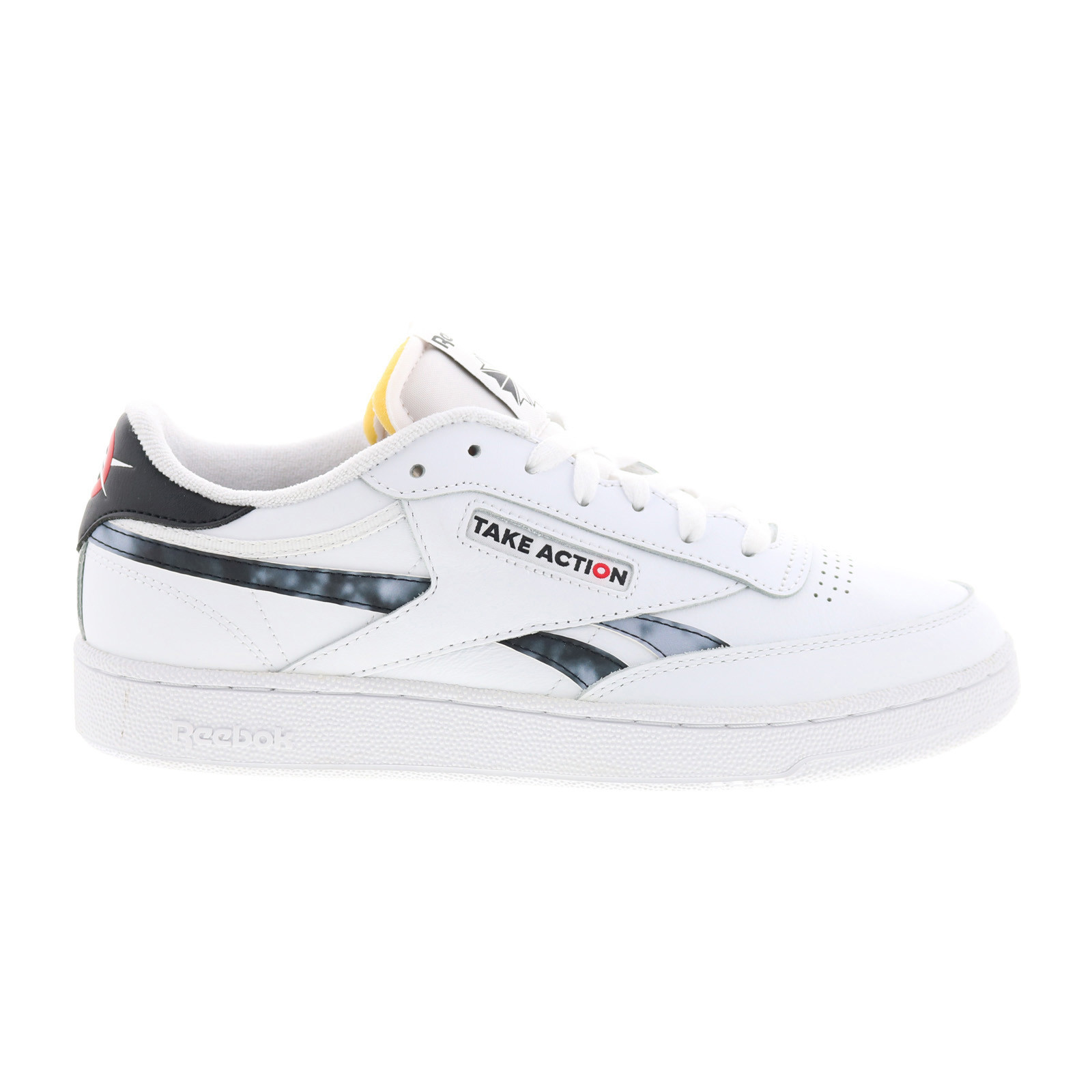 Reebok Club C 85 Global Citizen Mens White Sneakers Take Action