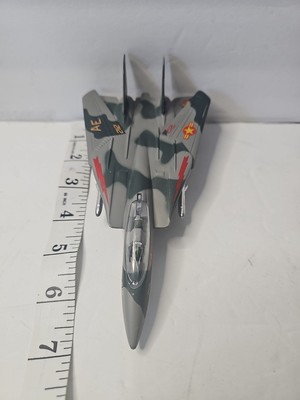AE 212 Diecast Vintage Military Fighter Jet Tomcat Pullback Toy Damaged 7''