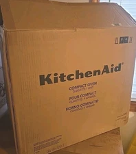 New!! Mint!! Stainless KITCHEN AID "Compact Convection Toaster Oven" #KCO253Q