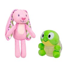 Bluey Friends 2-Pack Plush Stuffed Animals for Kids, Floppy and Turtleboy TV Sho