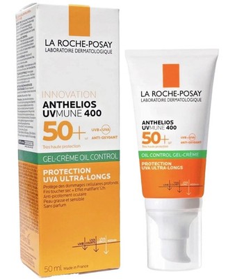 La Roche-Posay Anthelios UVMUNE 400 Oil Control Gel-Cream SPF 50+ 50ml NIB