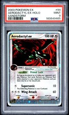2003 Pokemon EX Sandstorm 94 Aerodactyl EX Holo PSA 9 Mint on eBay